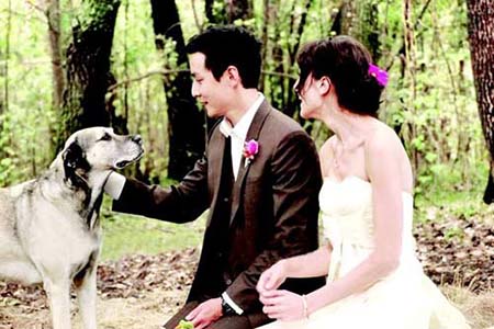 吴彦祖结婚照欣赏